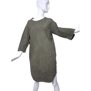 Humanoid Quiet Luxury Women's size S Oversized Lagenlook Minimalist Boxy Dress